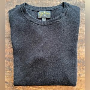 J.Crew Cashmere crewneck sweater. Black. Size Small.